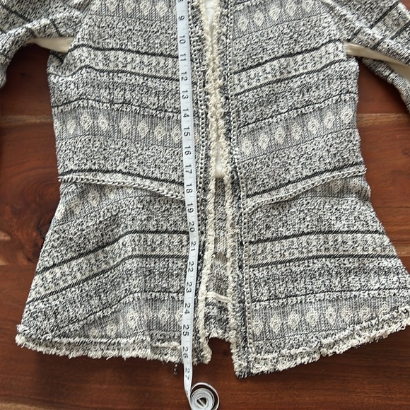 Rebecca Taylor Tweed Peplum Blazer with Chain Details - Picture 10 of 12